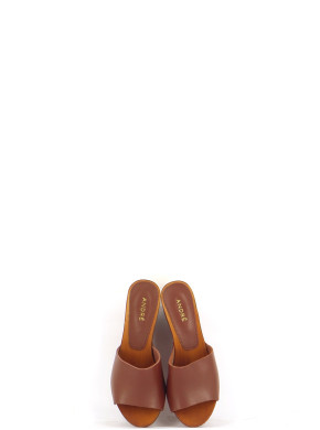 Chaussures Mules ANDRE MARRON