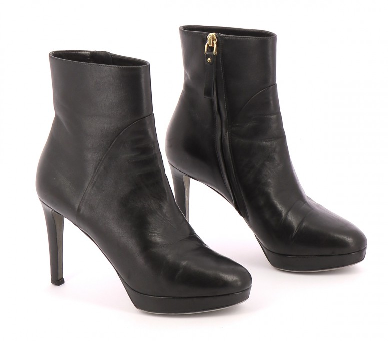Chaussures Bottines / Low Boots SERGIO ROSSI  NOIR