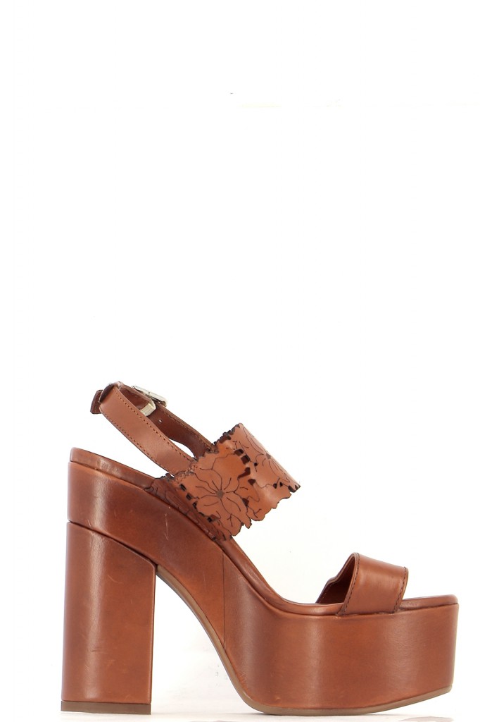 Chaussures Sandales TWINSET MARRON